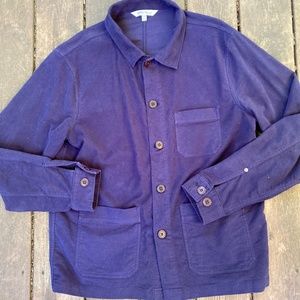 Peter Millar Mens Moleskin Chore Coat Jacket Navy Medium